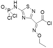 2-(5-二氯磷酰氨基-1,2,4-噻二唑-3-基)-2(Z)-乙氧基亞氨基乙酰氯 